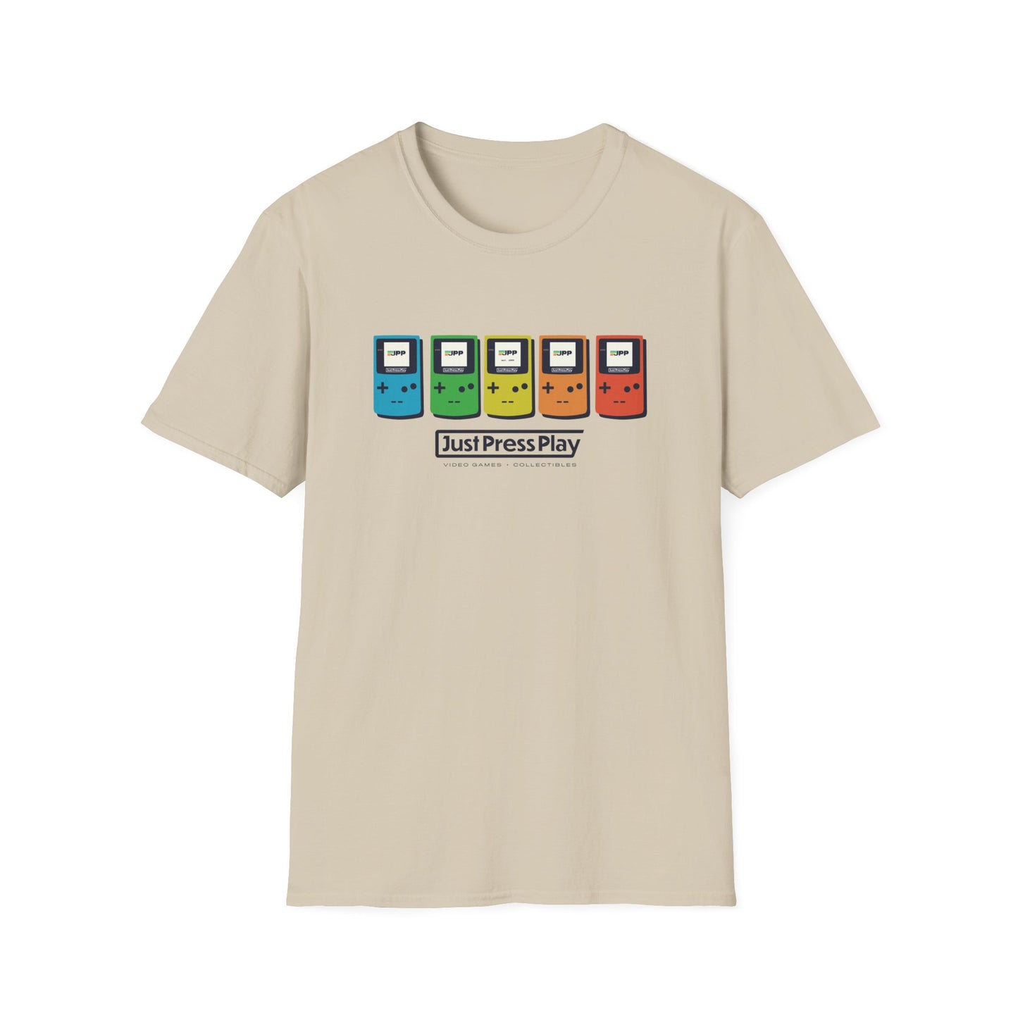Just Press Play Unisex Softstyle T-Shirt - GBC