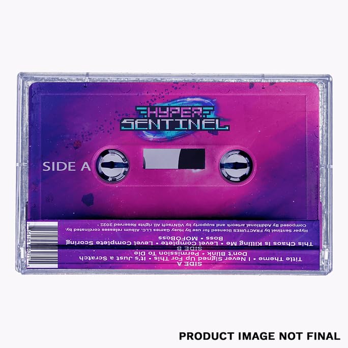 Hyper Sentinel Original Video Game Soundtrack - Cassette Tape - VGNYsoft