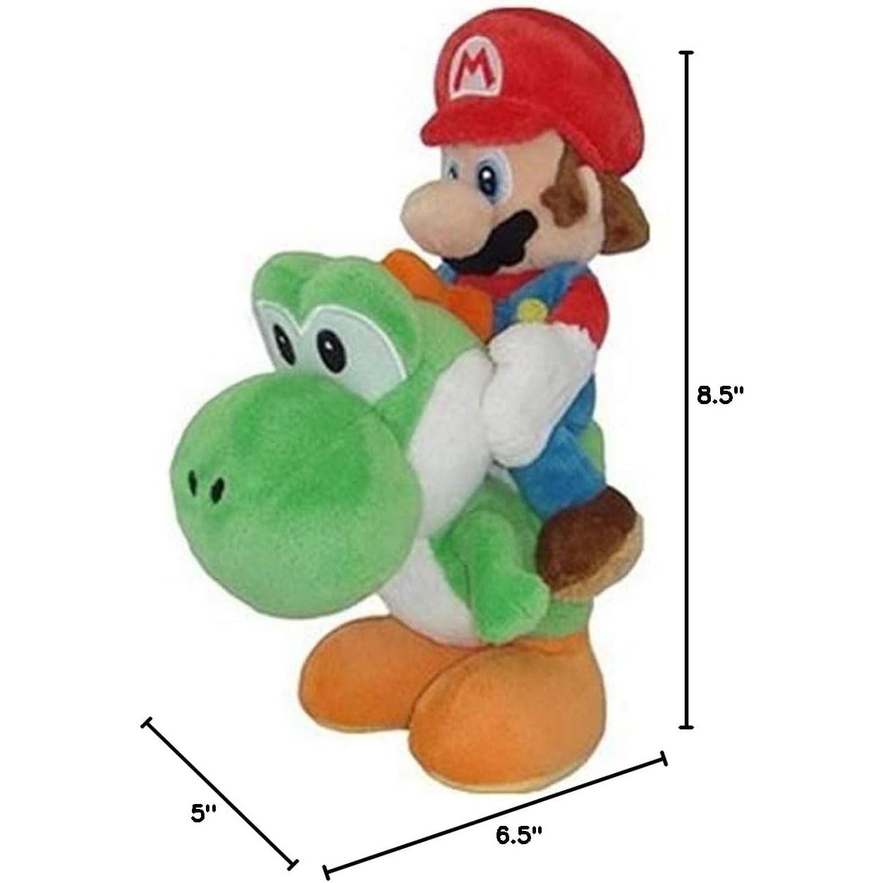 Super Mario Bros. Mario Riding Yoshi Plush