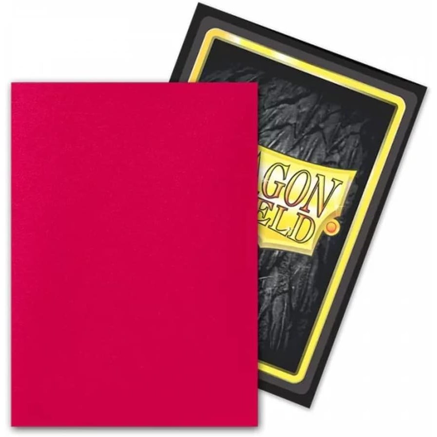 Dragon Shield Matte Dual TCG Card Sleeves - Fury Red, 100 Count, Standard Size - Arcane Tinmen