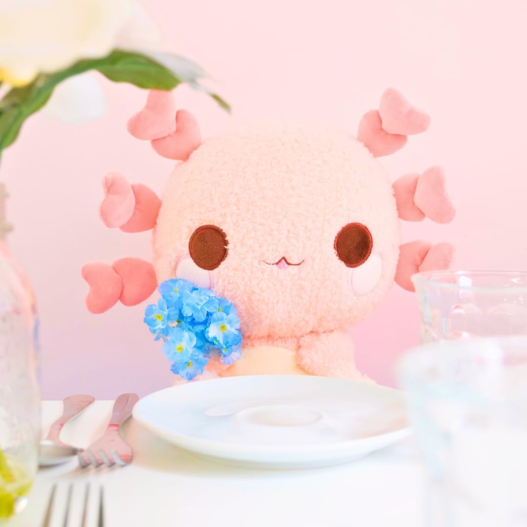 PlushGoals Lottie the Lovely Axolotl Plush - Cute Stuffed Animal - Cuddle Barn