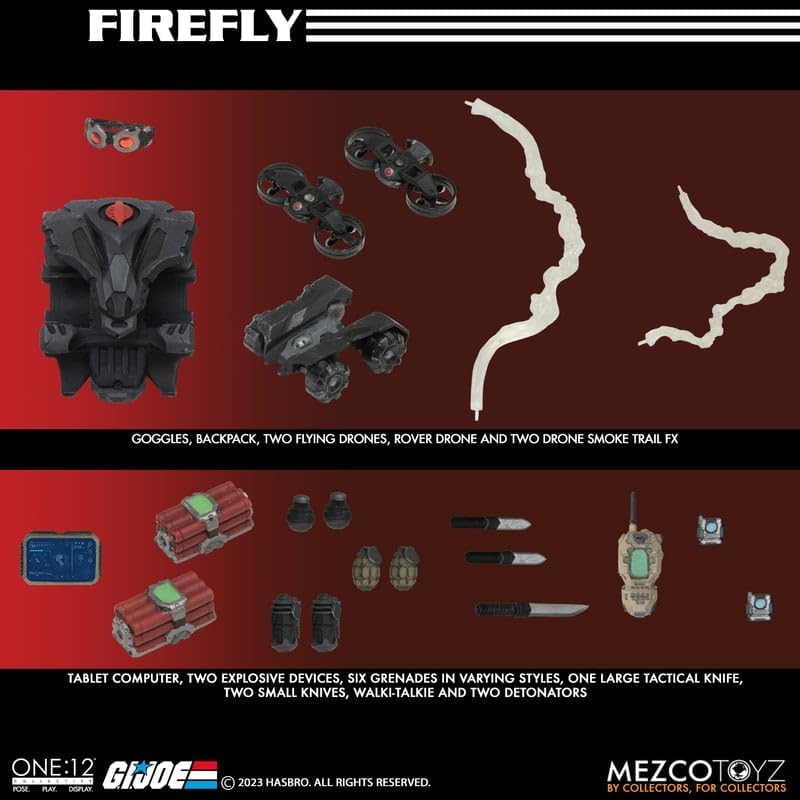 G.I. Joe Firefly Action Figure - Mezco Toyz - One:12 Collective