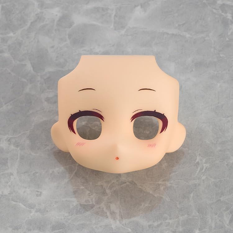 Nendoroid Figure & Doll Face Plate - Narrowed Eyes with Makeup Almond Milk - Good Smile Company