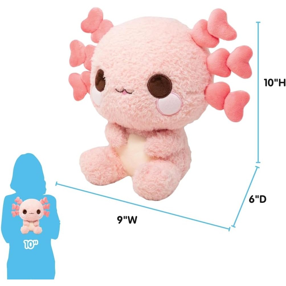 PlushGoals Lottie the Lovely Axolotl Plush - Cute Stuffed Animal - Cuddle Barn