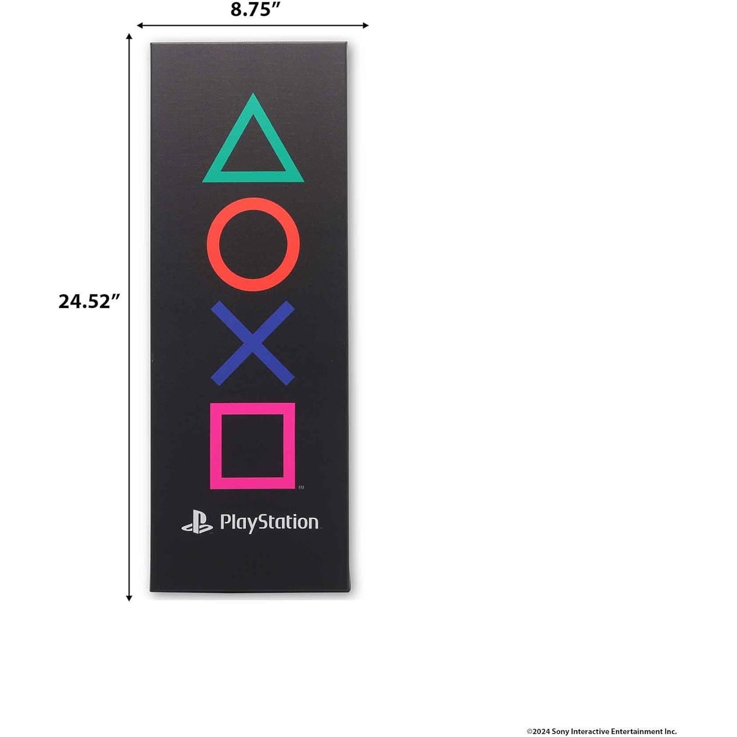 Playstation Controller Buttons Art Print on Gallery Wrapped Canvas - Sony, Open Road Brands