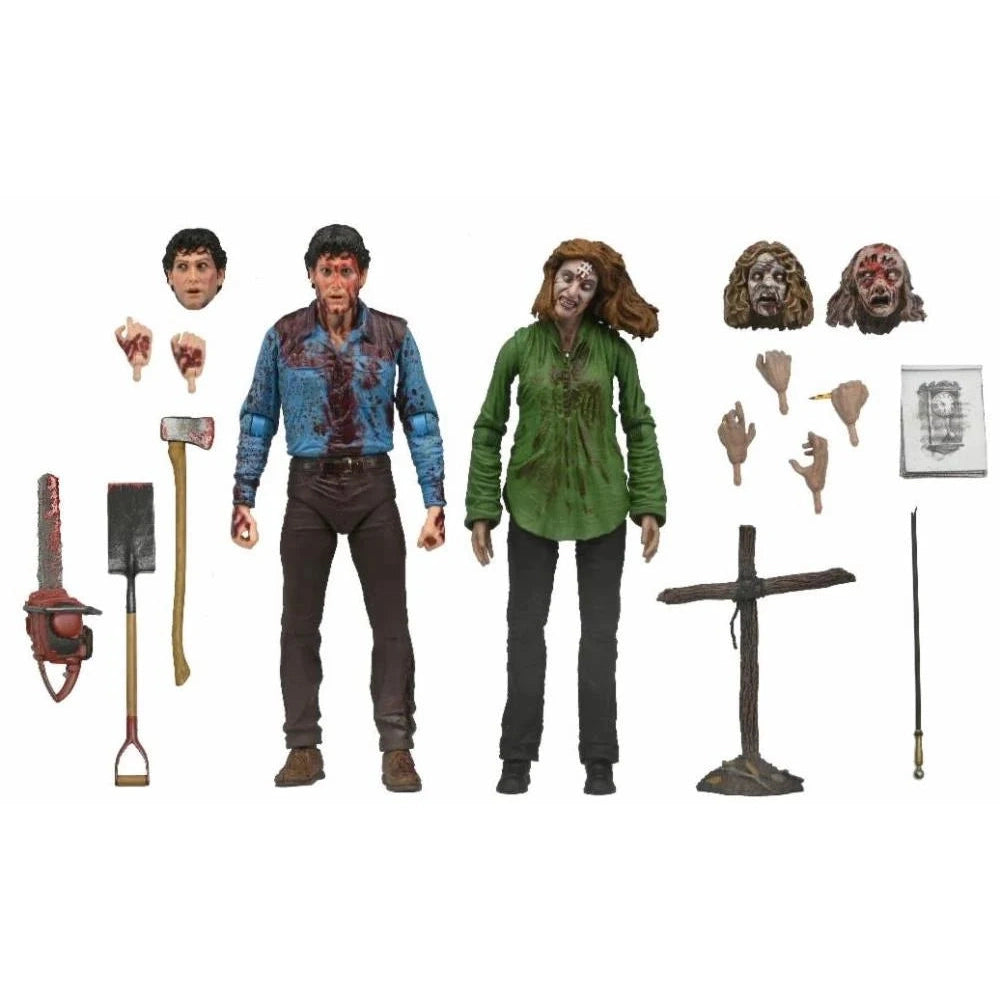 Evil Dead Bloody Ash & Cheryl Williams Ultimate Action Figure 2-Pack - NECA