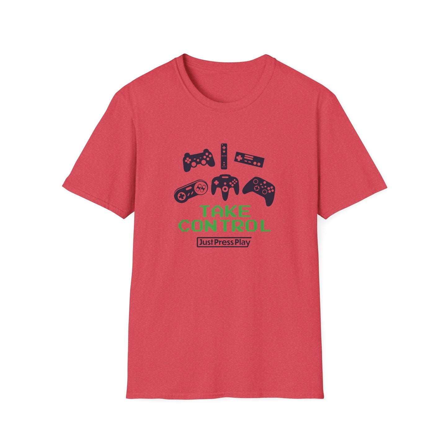 Just Press Play Unisex Softstyle T-Shirt - Control