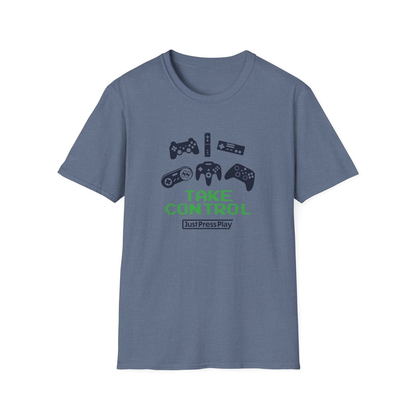 Just Press Play Unisex Softstyle T-Shirt - Control