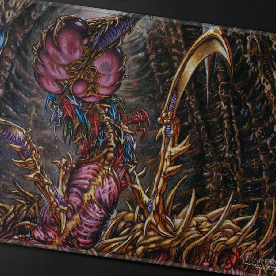 Magic: The Gathering TCG Commander Series 6 Sliver Queen Holofoil Playmat - Stitched Edge, 24 x 13.5" - Ultra PRO
