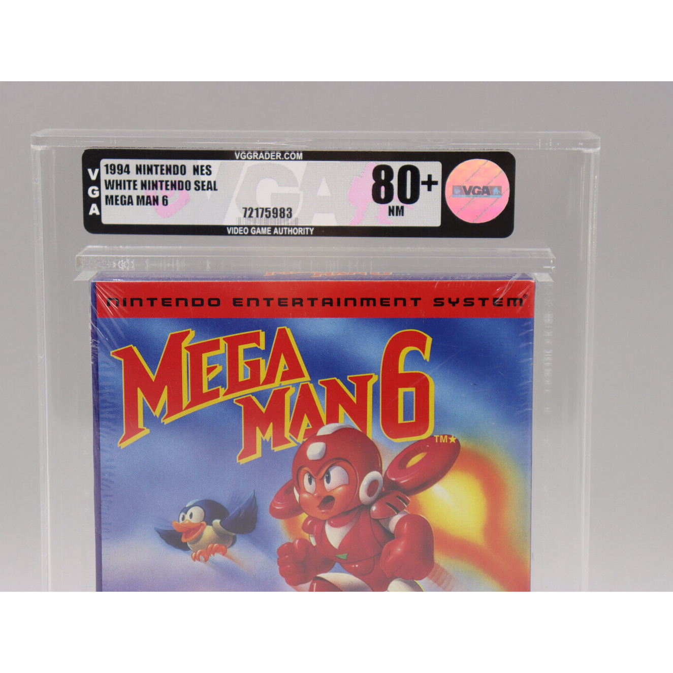 Mega Man 6 Nintendo NES 1994 Capcom New Factory Sealed VGA Graded 80+ NM