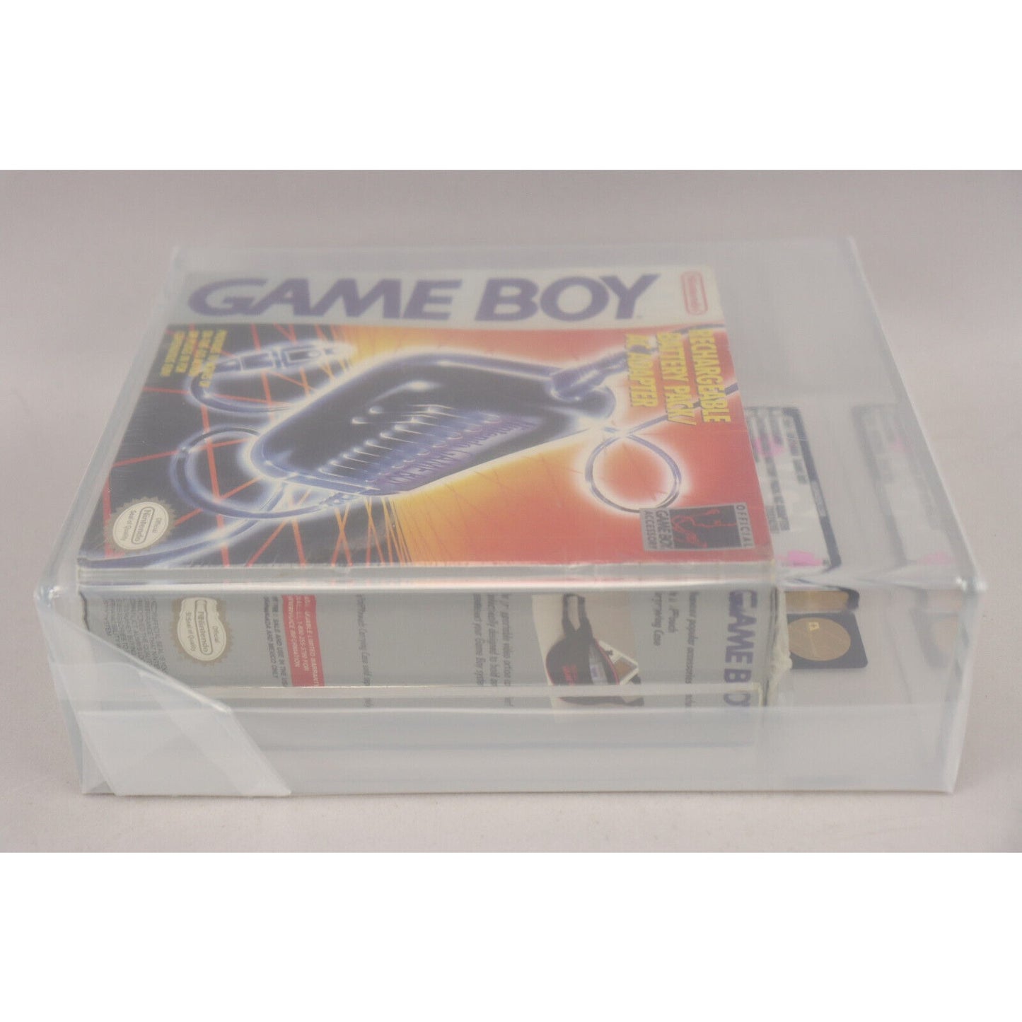 Nintendo Game Boy GB Battery Pack/AC Adapter Ex. Rare Fact. Sealed VGA 75 EX+/NM