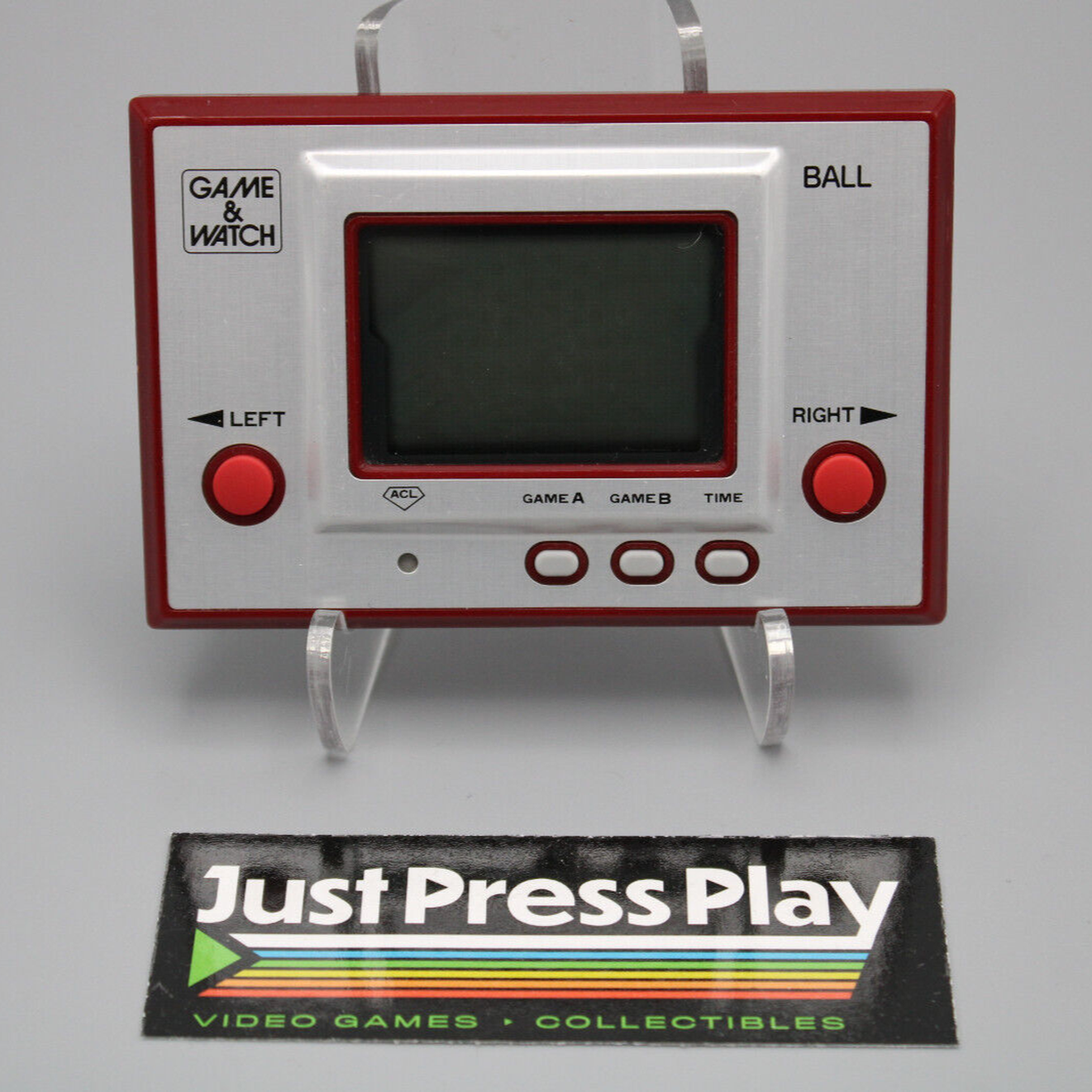 1980 Nintendo Game & Watch Ball AC-01 Handheld Game Working w/ Battery Door