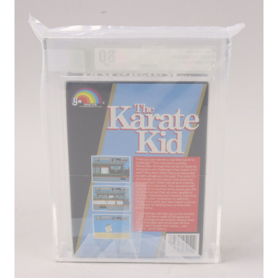 The Karate Kid Nintendo NES 1987 LJN New Factory Sealed VGA Graded 80 NM