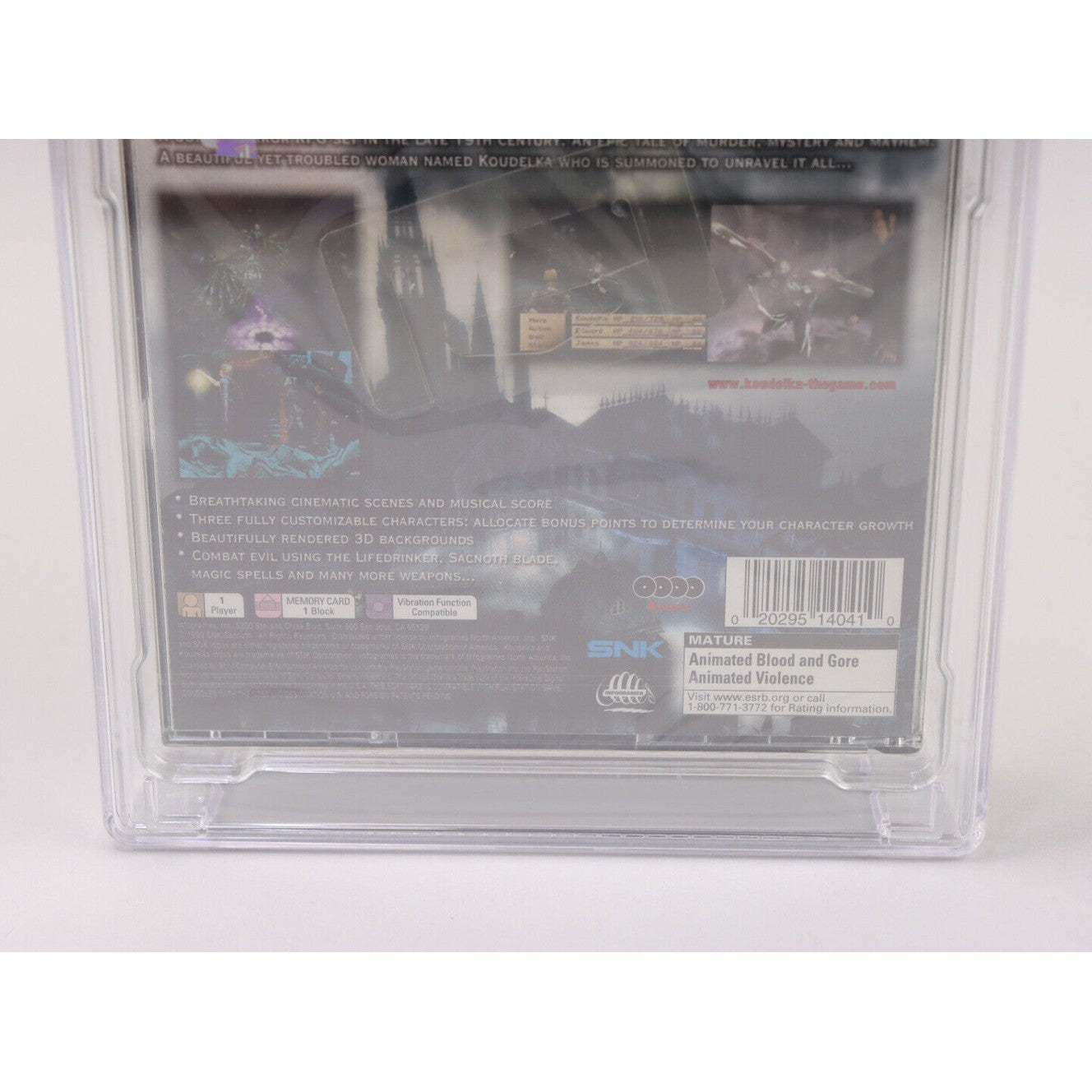 Koudelka Sony PlayStation PS1 PSX Black Label New Sealed CGC Graded 9.8 A+ Wow!