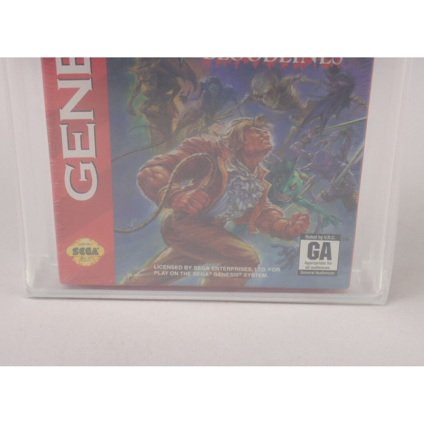 Castlevania Bloodlines Sega Genesis 1998 Konami New Sealed VGA Gold 85+ NM+
