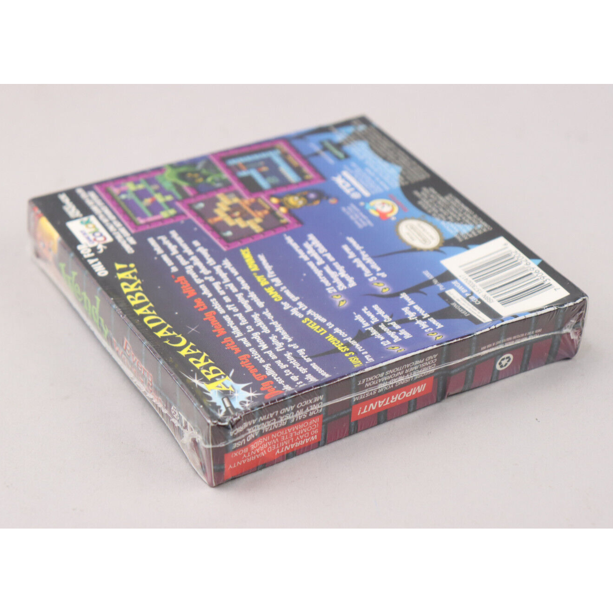 Wendy Every Witch Way Nintendo Game Boy Color GBC New Factory Sealed