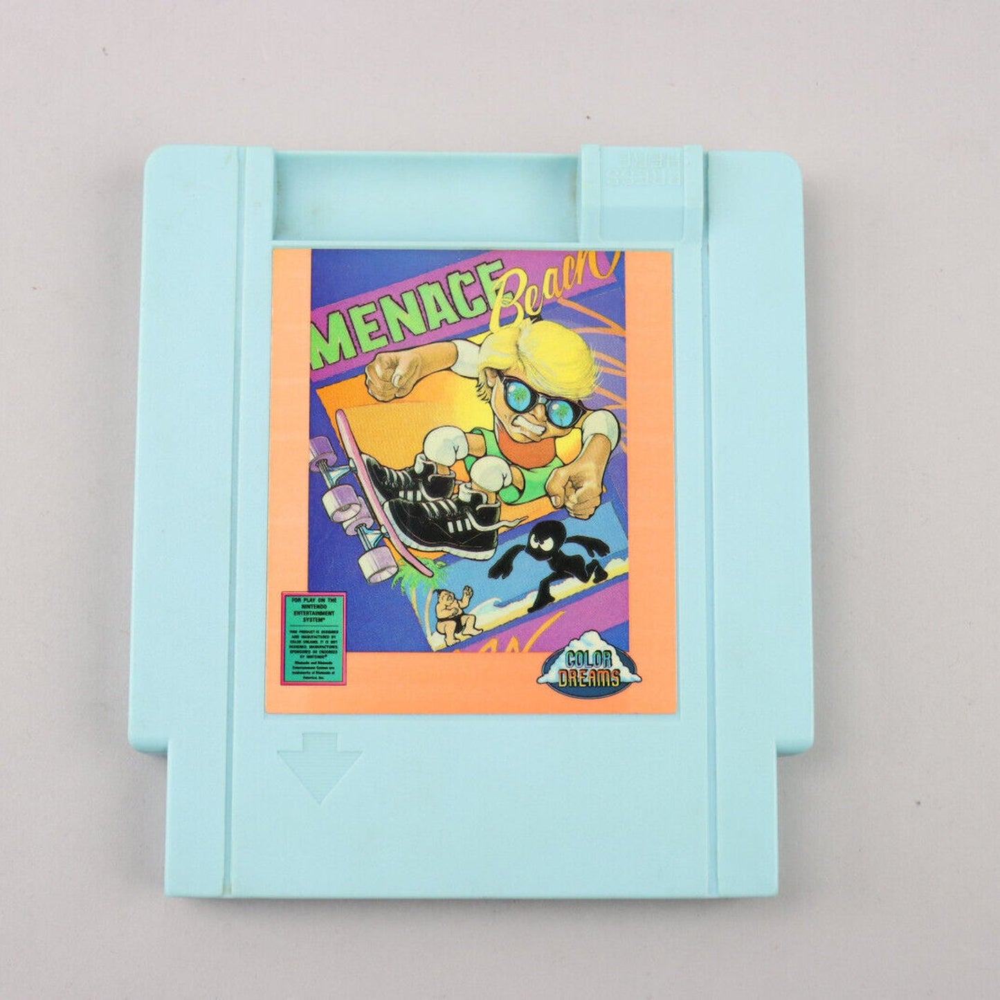 Menace Beach Nintendo NES Unlicensed 1990 Color Dreams CIB w/Manual & Box