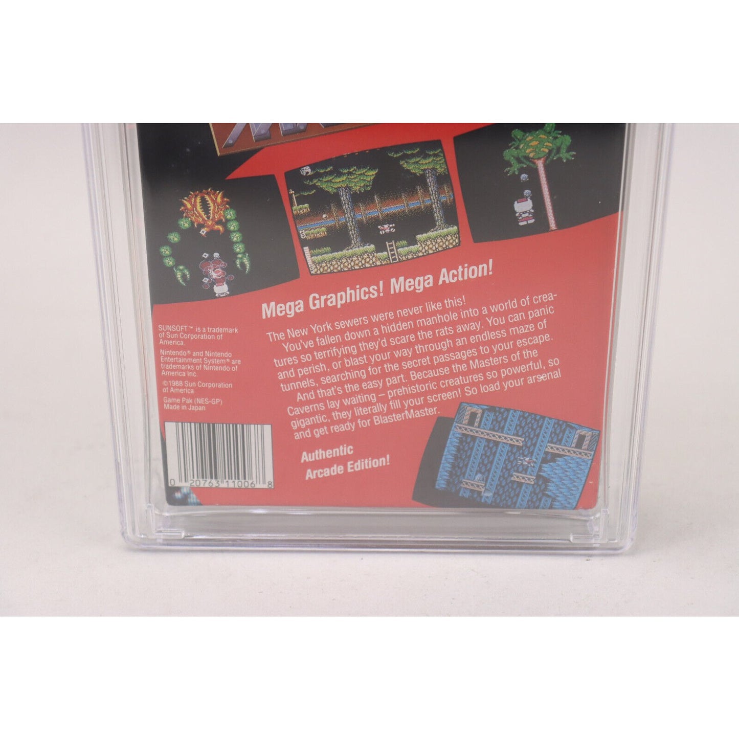 Blaster Master Nintendo NES 1989 Sunsoft CIB Complete in Box CGC Graded 9.0