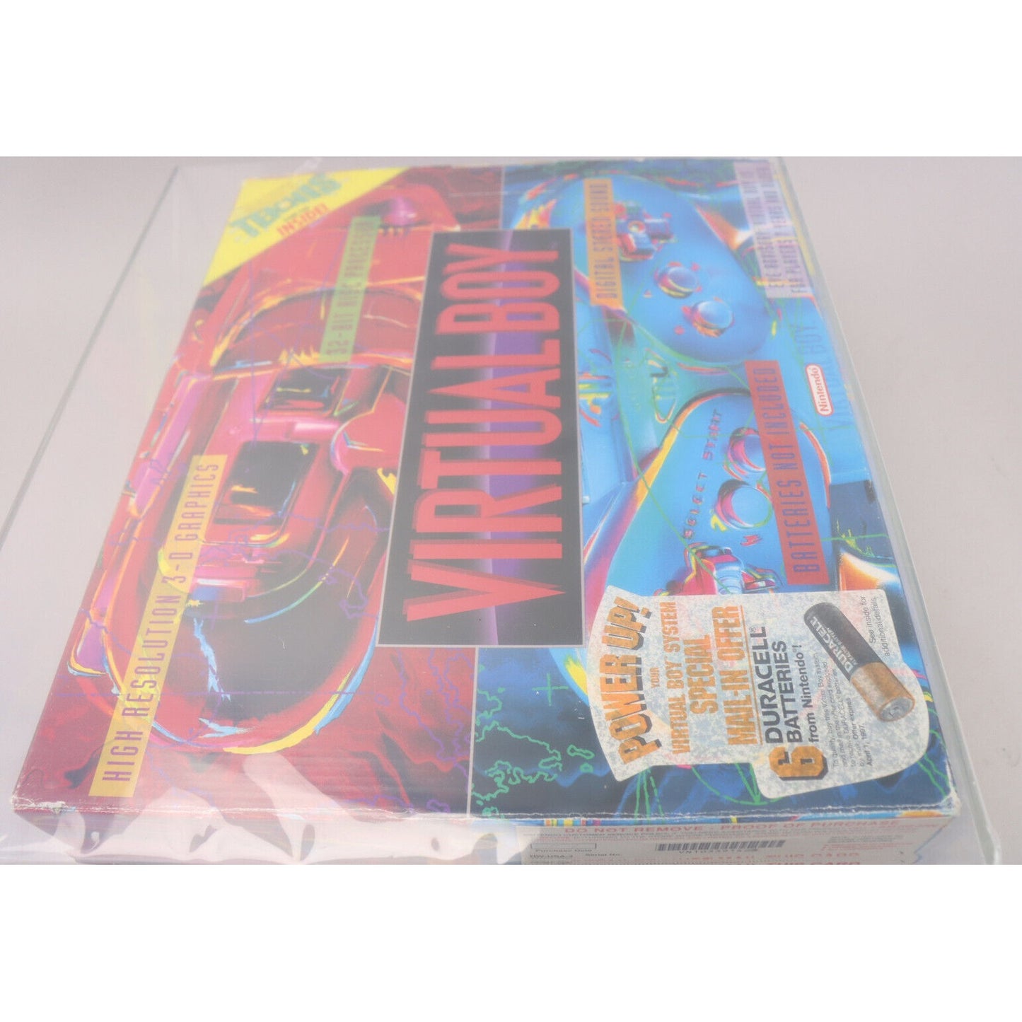 1995 Nintendo Virtual Boy System w/ Mario's Tennis VGA Graded 80+ NM Qualified