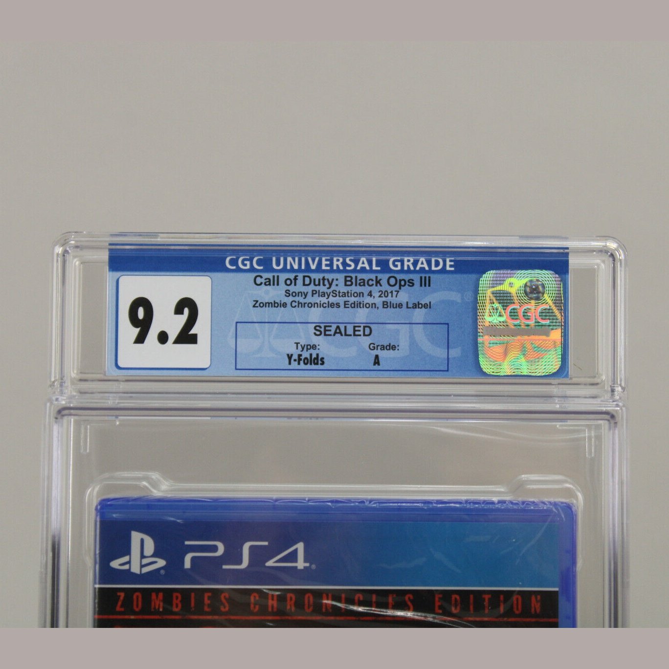 Call of Duty: Black Ops III 3 Sony PlayStation 4 PS4 New Sealed CGC Graded 9.2 A