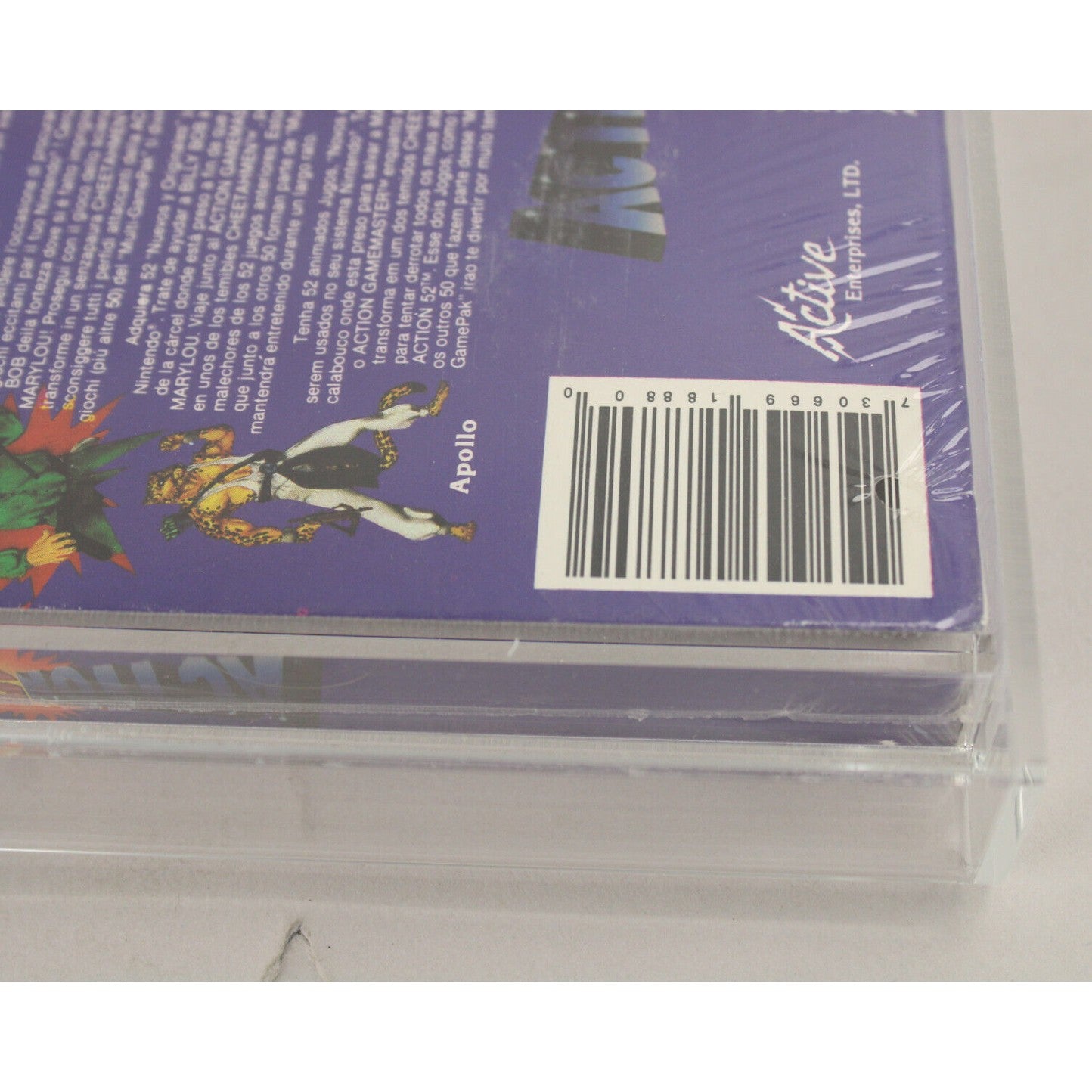 Action 52 Nintendo NES 1991 Active Ent. New Factory Sealed VGA Graded 75+ EX+/NM