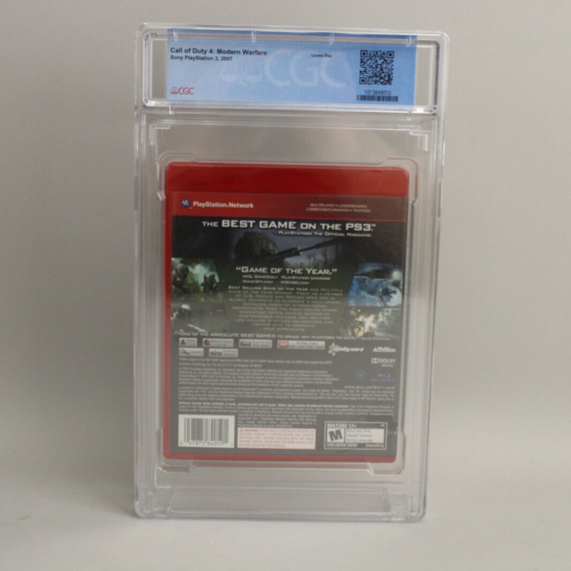 Call of Duty 4 Modern Warfare Sony PlayStation 3 PS3 New Sealed CGC Graded 6.5 B