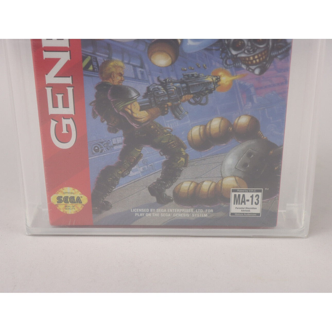 Contra: Hard Corps Sega Genesis 1998 Konami New Factory Sealed VGA Gold 85+ NM+