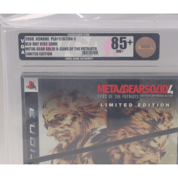 Metal Gear Solid 4: Guns of the Patriots Limited Edition PS3 VGA Gold 85+ NM+