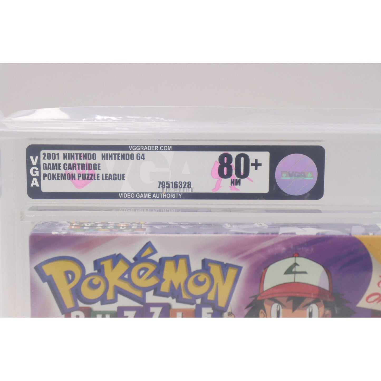 Pokemon Puzzle League Nintendo N64 2001 New Factory Sealed VGA Graded 80+ NM