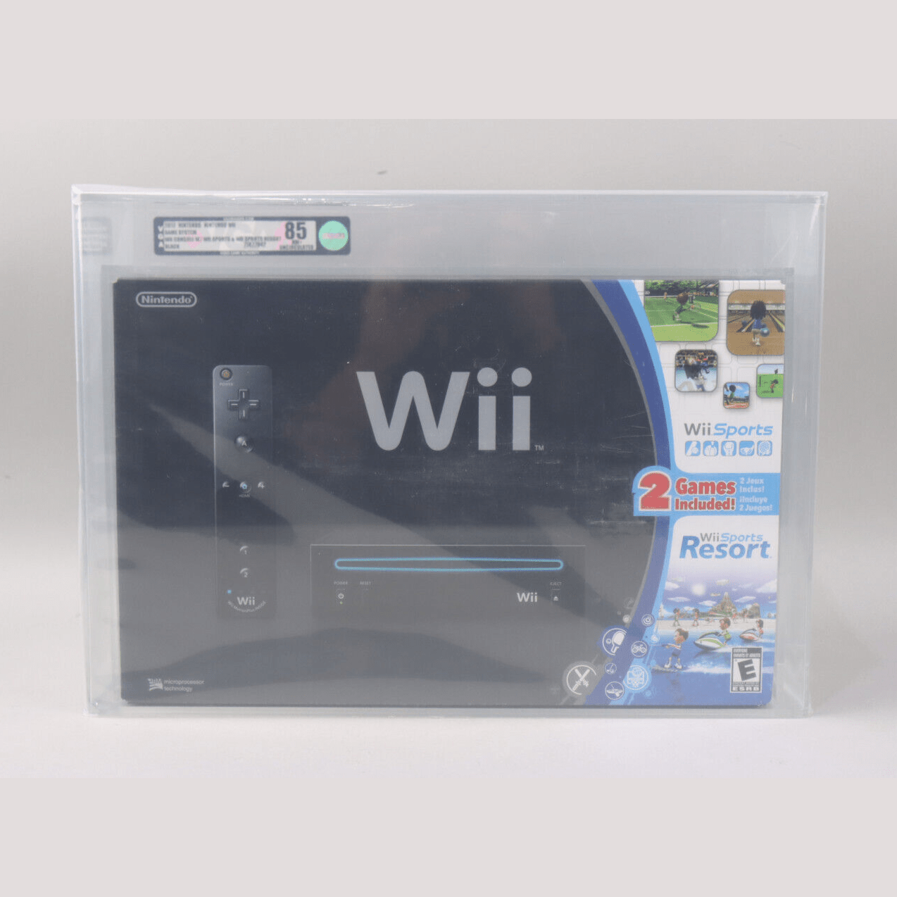 2012 Nintendo Wii Console Bundle w/Wii Sports & Resort VGA 85 NM+ 2012 Nintendo Wii Console Bundle w/Wii Sports & Resort VGA 85 NM+