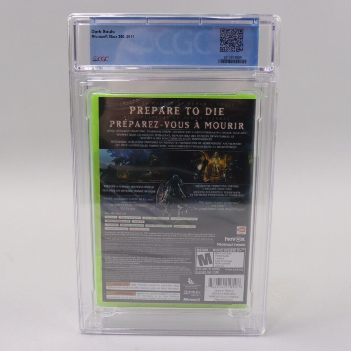 Dark Souls Microsoft Xbox 360 FromSoftware New Sealed CGC 9.8 A++ Perfect Grade!