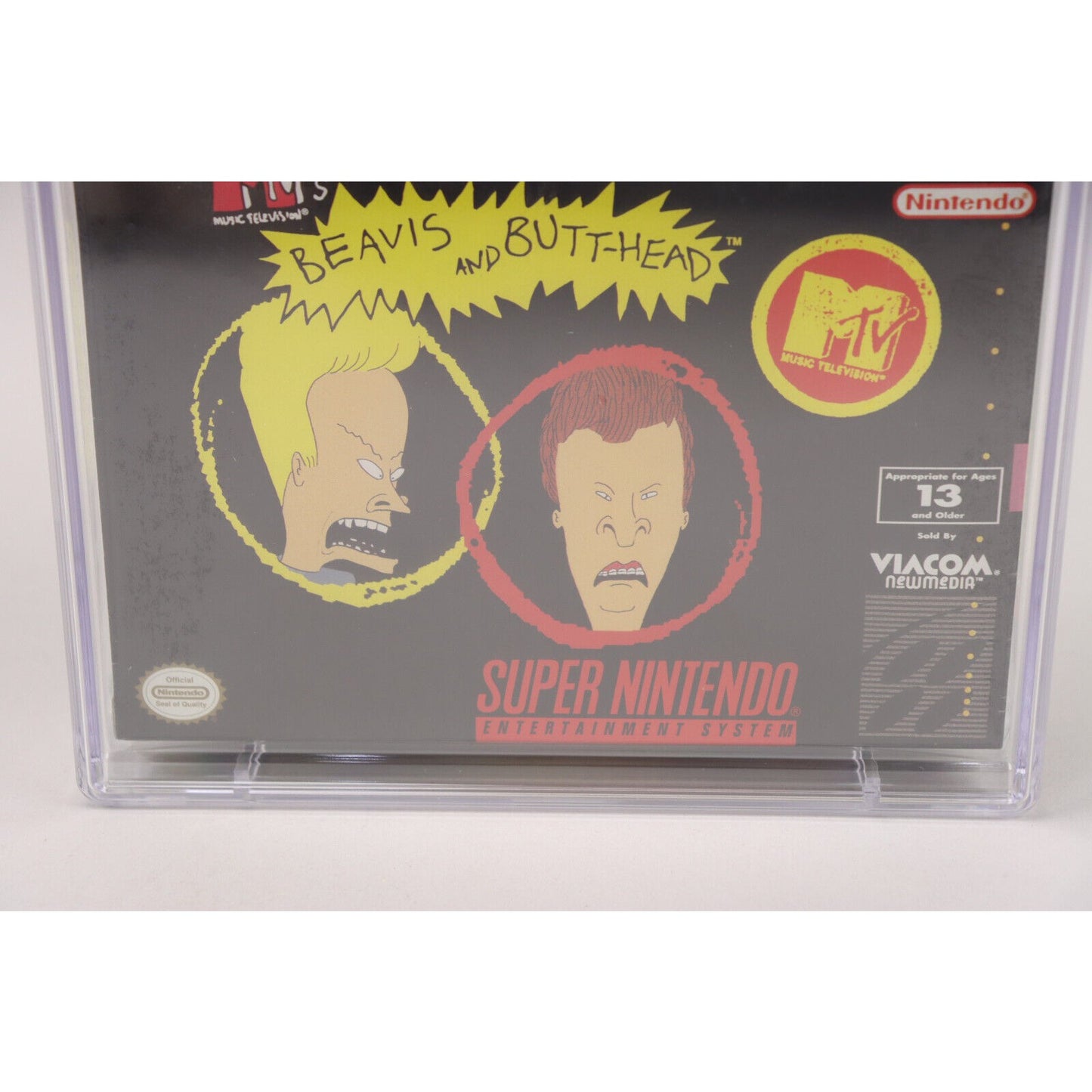MTV's Beavis and Butt-head Nintendo SNES 1997 New Sealed CGC Graded 9.2 A++