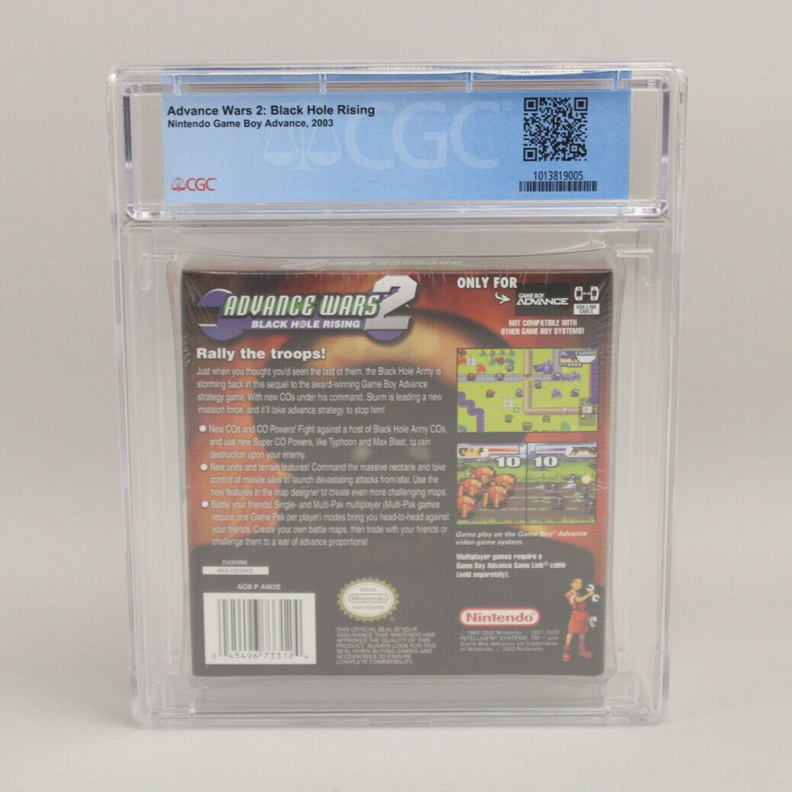 Advance Wars 2: Black Hole Rising Nintendo Game Boy GBA Sealed CGC Graded 9.6 A+