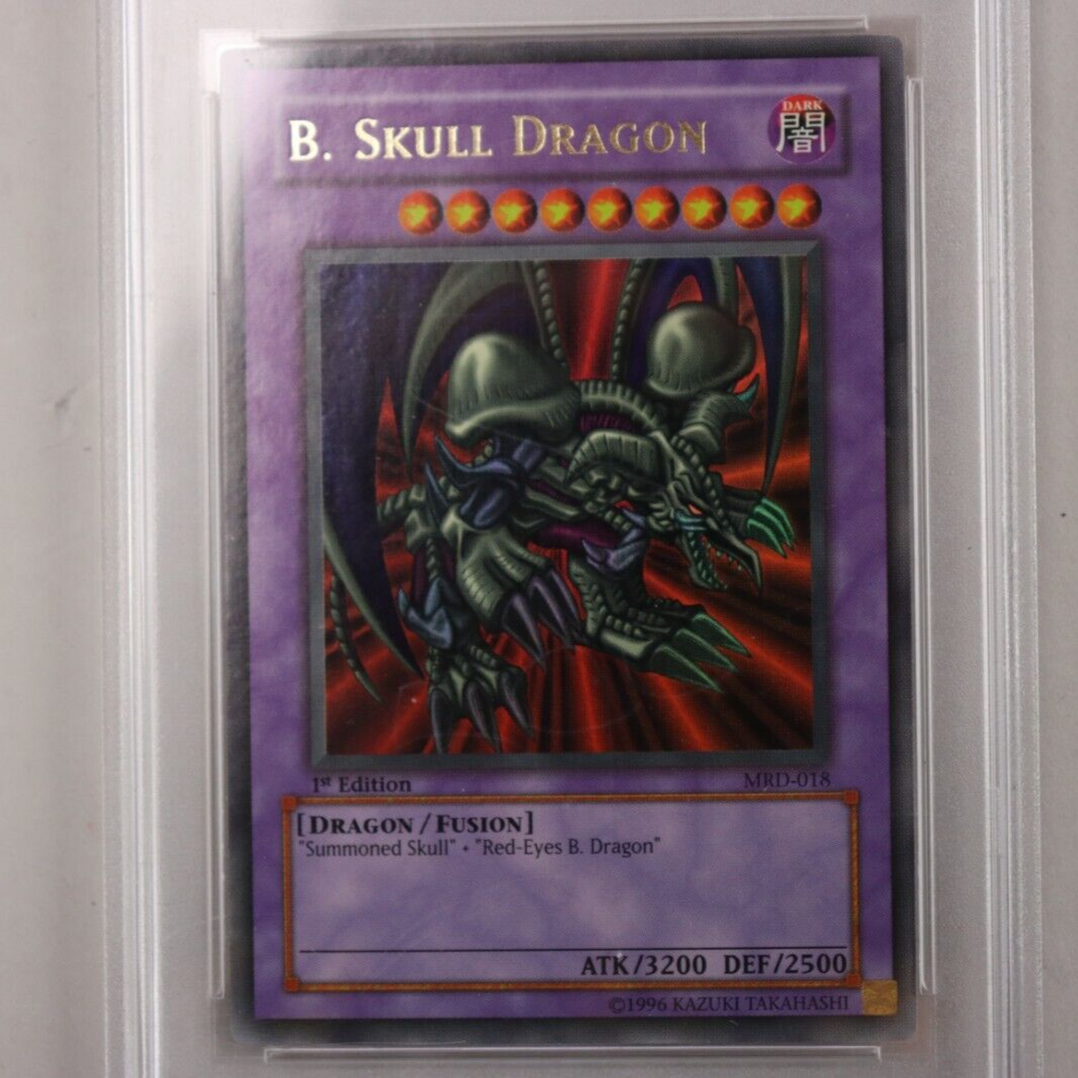 Yu-Gi-Oh MRD Metal Raiders #18 B. Skull Dragon 1st Ed. PSA Graded 9 MINT 2002