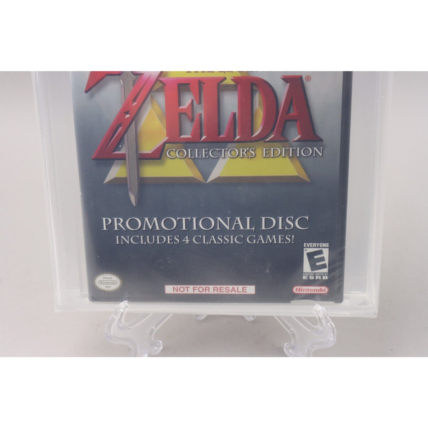 Legend of Zelda Collector's Edition GameCube Promotional Disc VGA Gold 85+ NM+