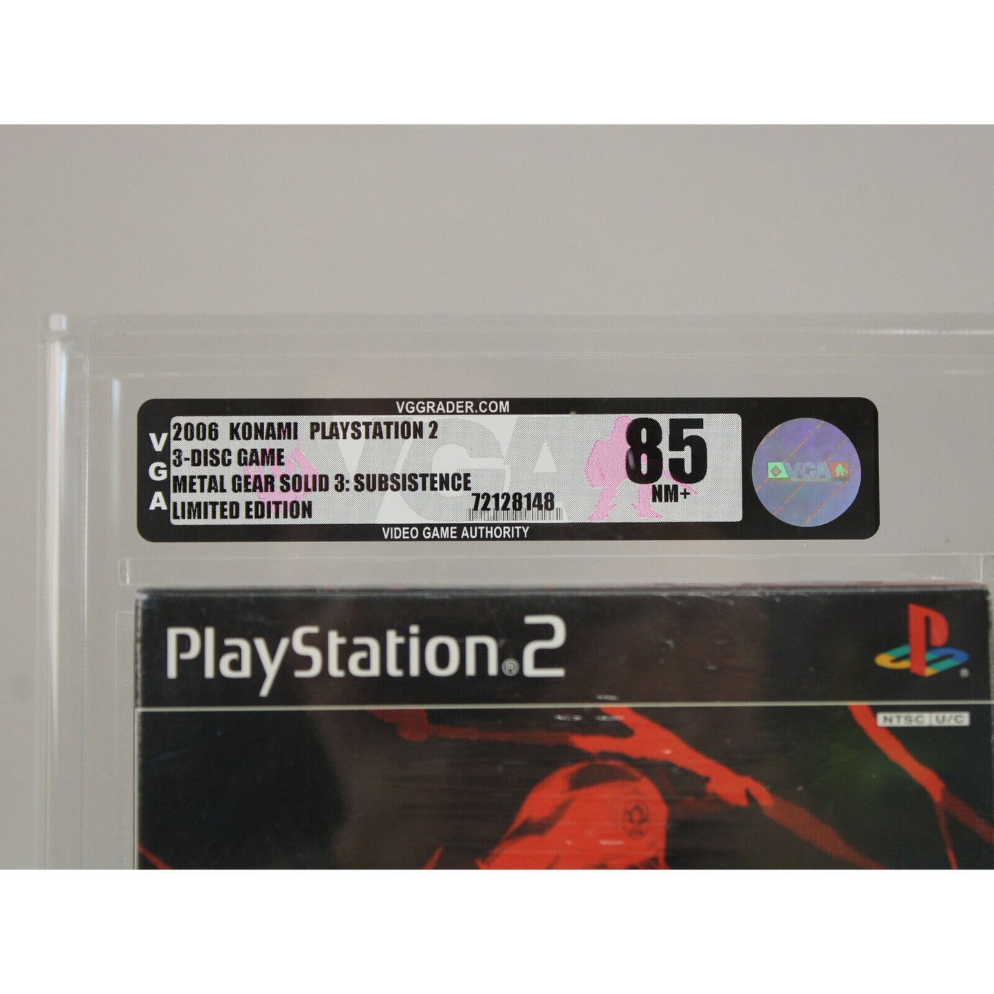 Metal Gear Solid 3 Subsistence Limited Edition Sony PlayStation 2 PS2 VGA 85 NM+