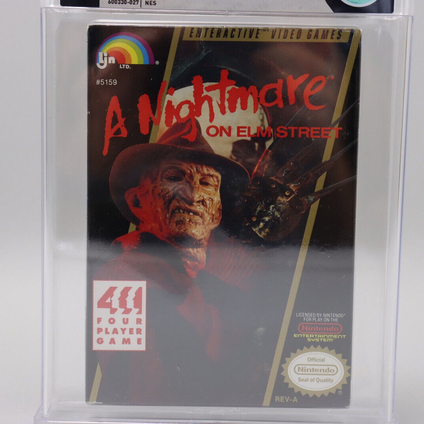 A Nightmare on Elm Street Nintendo NES 1990 CIB Complete Wata Graded 8.5