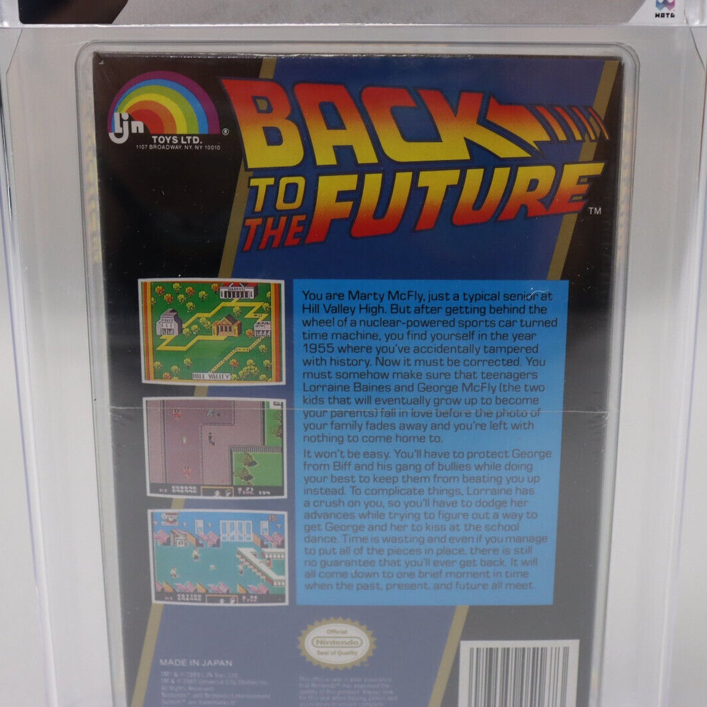 Back to the Future Nintendo NES New Factory Sealed H-Seam Wata Graded 9.2 A+
