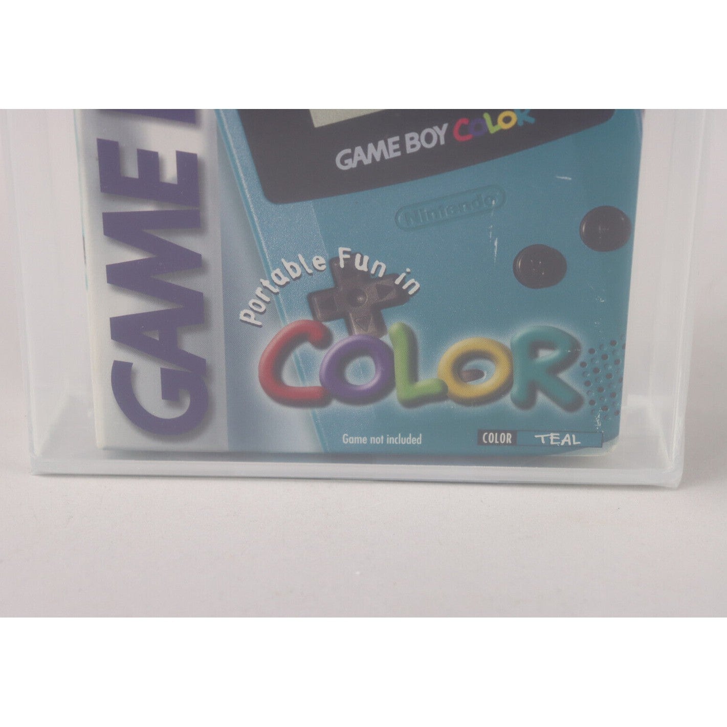 Nintendo Game Boy Color GBC Handheld System Teal NIB Brand New VGA Graded 80 NM