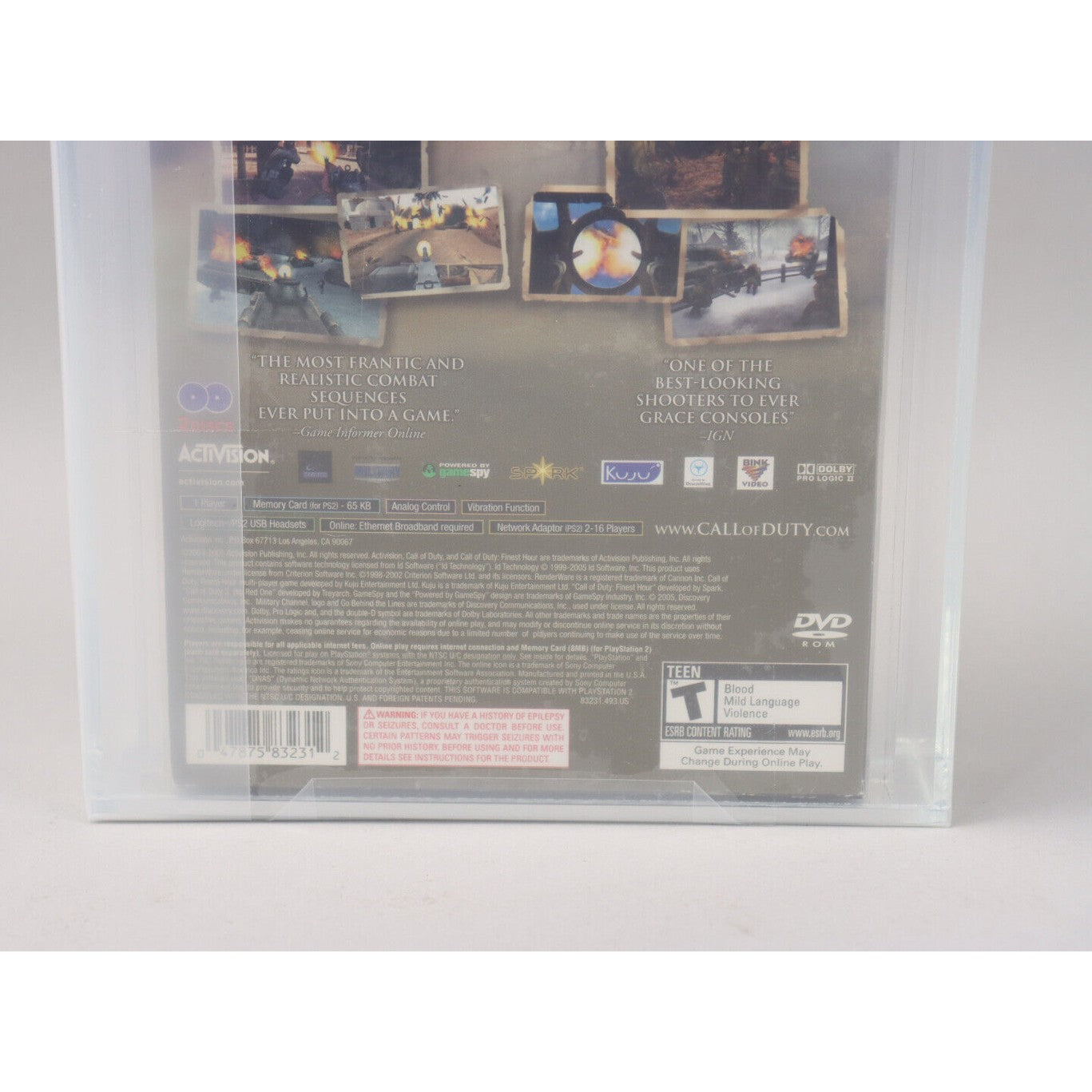 Call of Duty: Legacy Sony PlayStation 2 PS2 New Factory Sealed VGA Graded 80+ NM