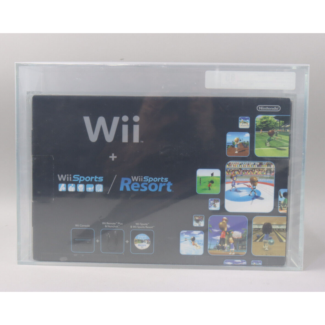 2012 Nintendo Wii Console Bundle w/Wii Sports & Resort VGA 85 NM+ Uncirculated!