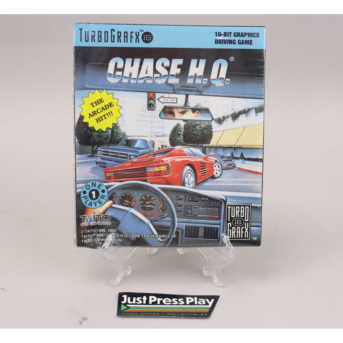 Chase H.Q. NEC TurboGrafx-16 TG16 1992 Taito New & Factory Sealed Chase H.Q. NEC TurboGrafx-16 TG16 1992 Taito New & Factory Sealed