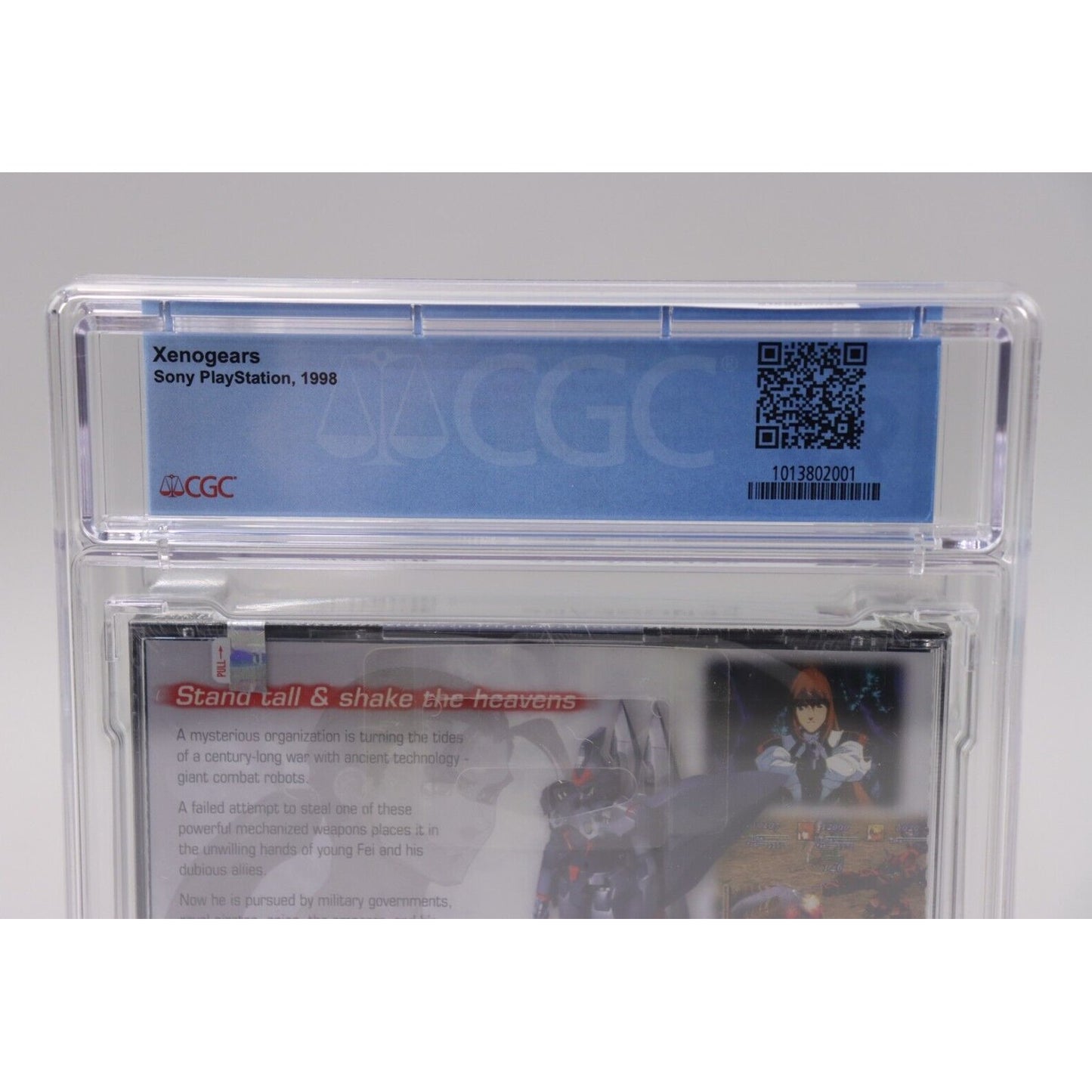 Xenogears Sony PlayStation PS1 PSX 1998 Squaresoft Black Label Sealed CGC 9.6 A