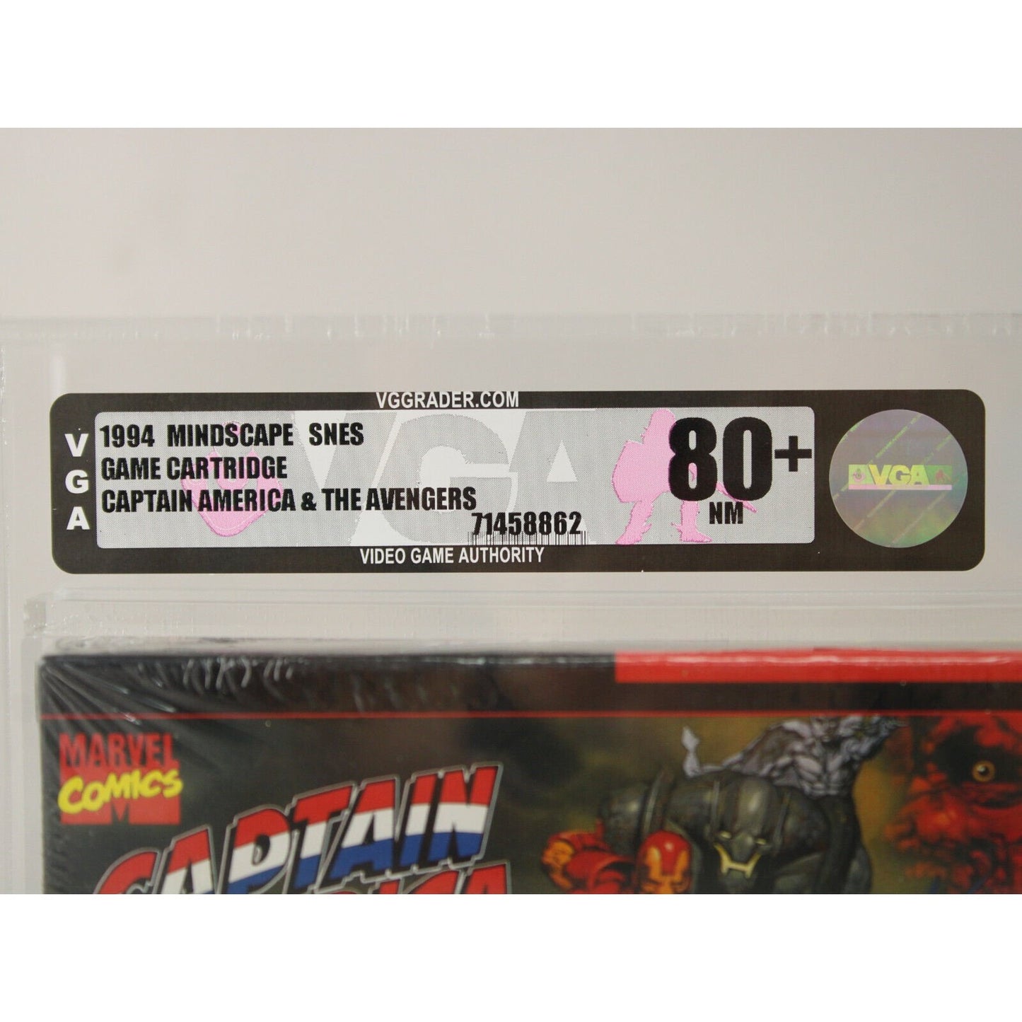 Captain America & The Avengers Super Nintendo SNES New Sealed VGA Graded 80+ NM