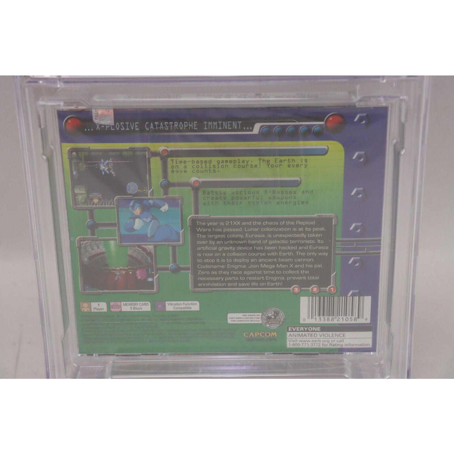 Mega Man X5 Sony PlayStation PS1 Capcom New Sealed CGC 9.8 A++ Perfect Grade!