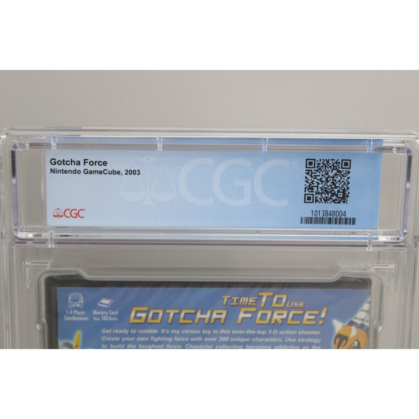 Gotcha Force Nintendo GameCube GC 2003 Capcom New Sealed CGC Graded 9.6 A+