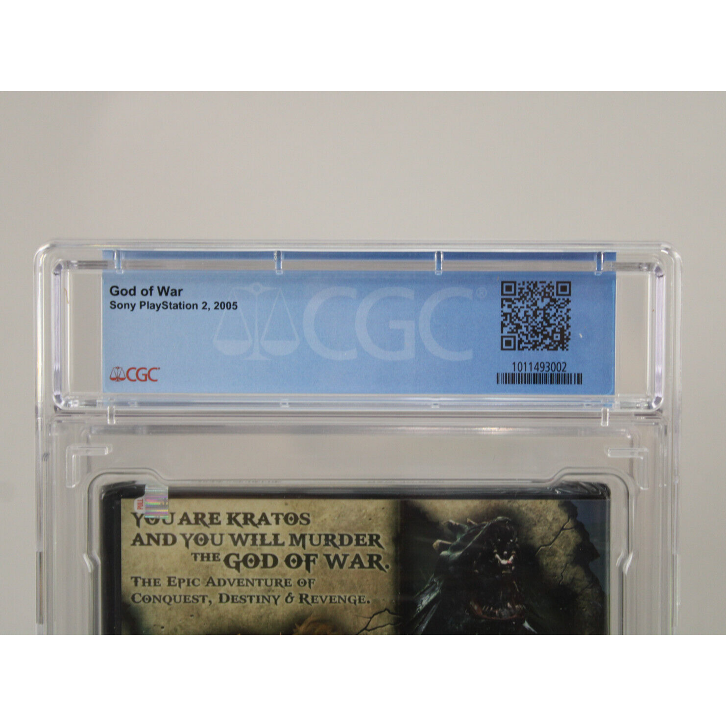 God of War Sony PlayStation 2 PS2 Sealed Black Label CGC Graded 9.6 A+ VGA Wata