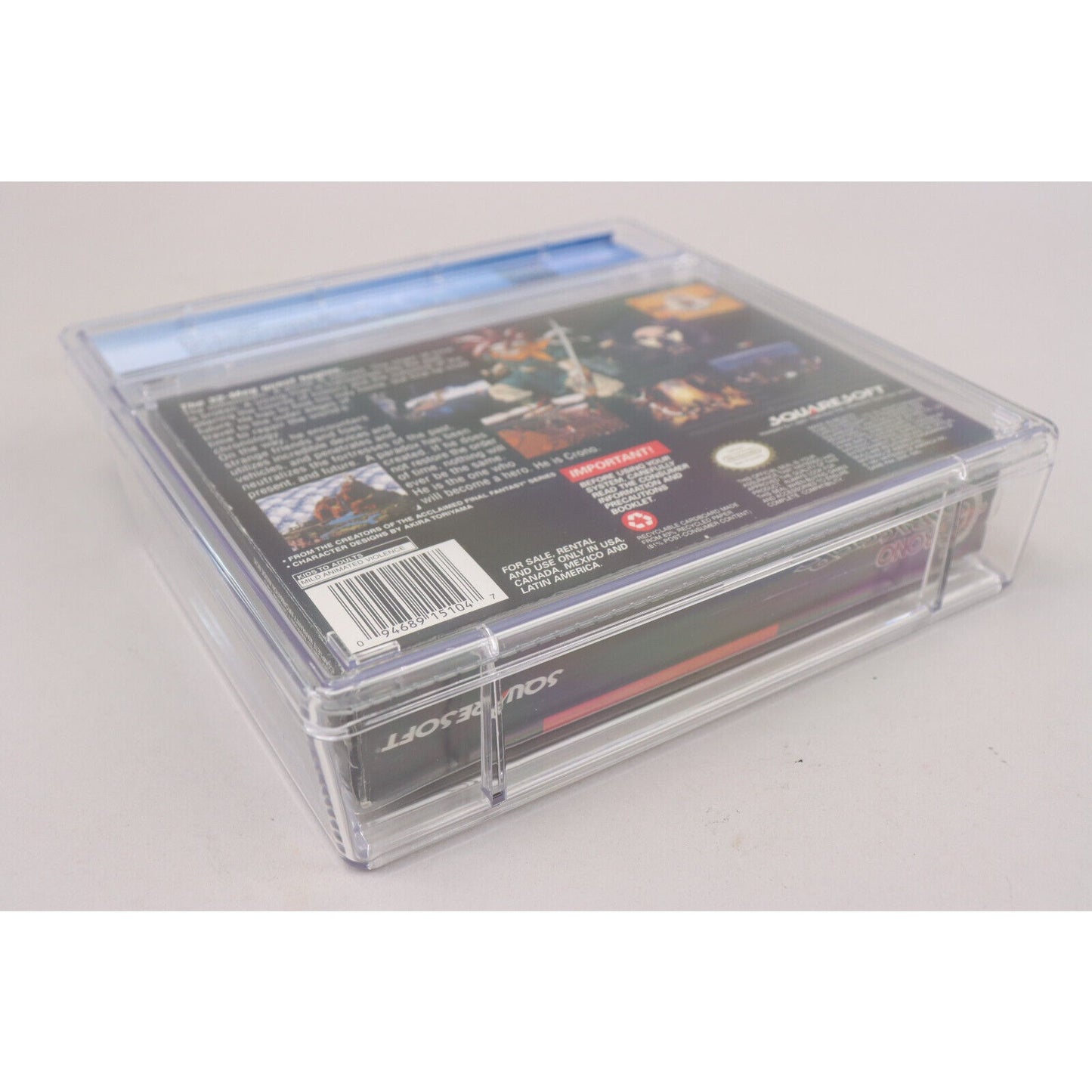 Chrono Trigger Super Nintendo SNES 1995 Squaresoft CIB Complete CGC Graded 8.0