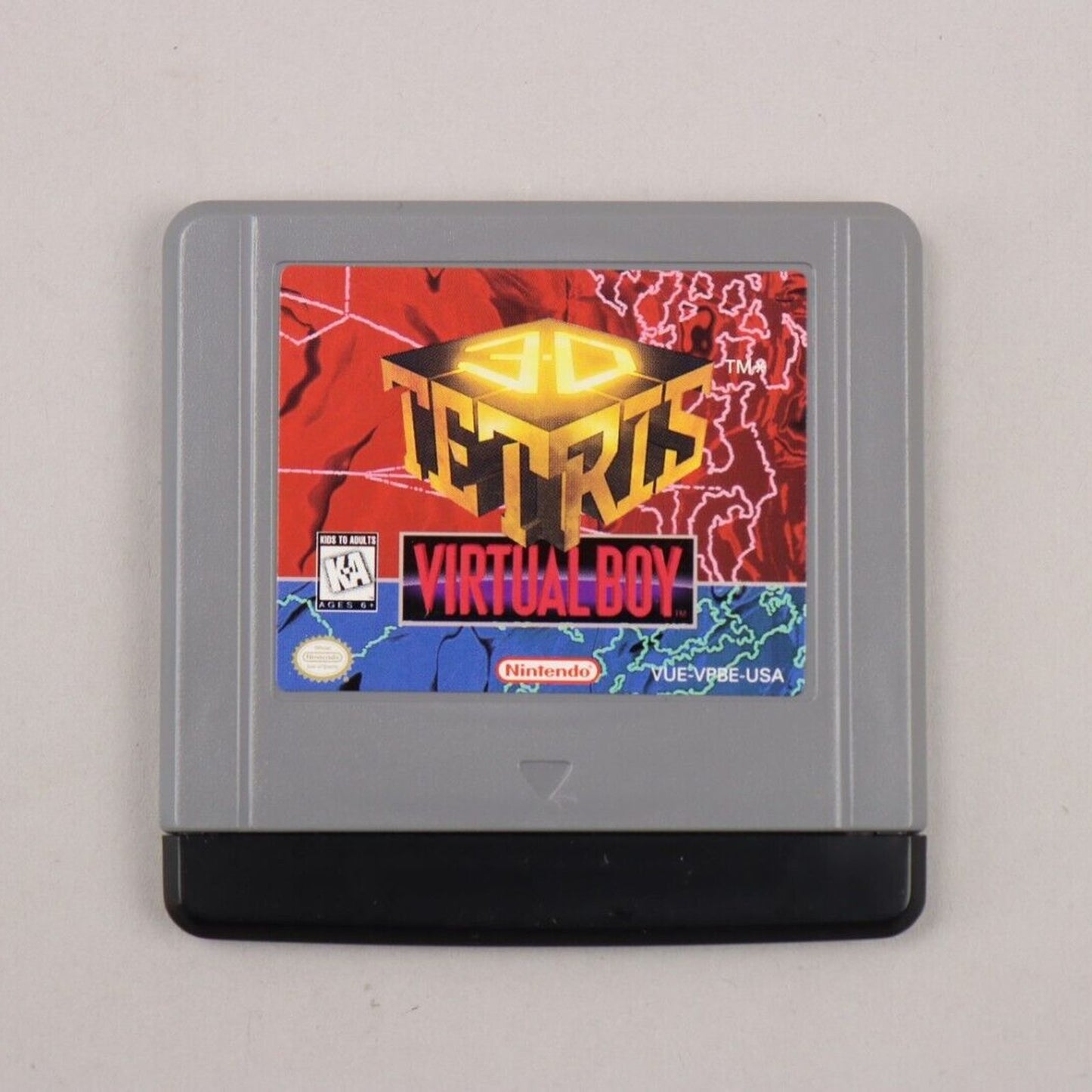 3D Tetris Nintendo Virtual Boy VB 1996 EX/NM CIB Complete in Box w/Manual