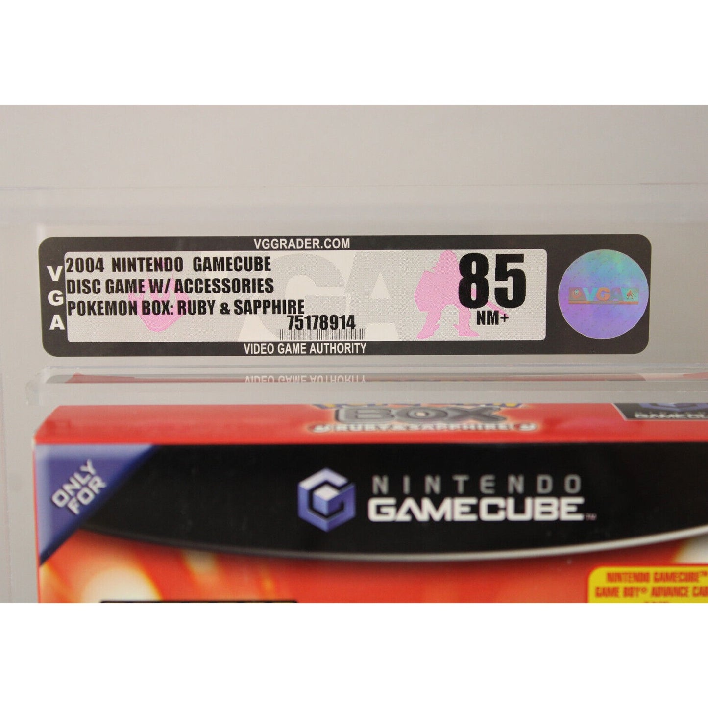 Pokemon Box: Ruby & Sapphire Nintendo GameCube 2004 New Sealed VGA Grade 85 NM+